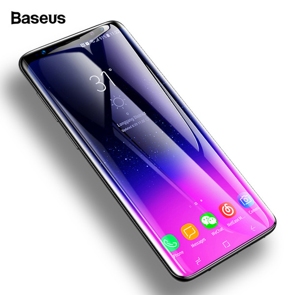 Baseus Screen Protector For Samsung Galaxy S9 3d Arc Tempered Glass For Galaxy S9 Plus Full Protective Glass Film J190505