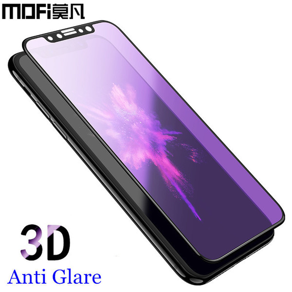 For Iphone X Tempered Glass 3d Full Cover Screen Protector For Iphonex Protective Film Mofi Original For Apple Iphone X Glass J190505