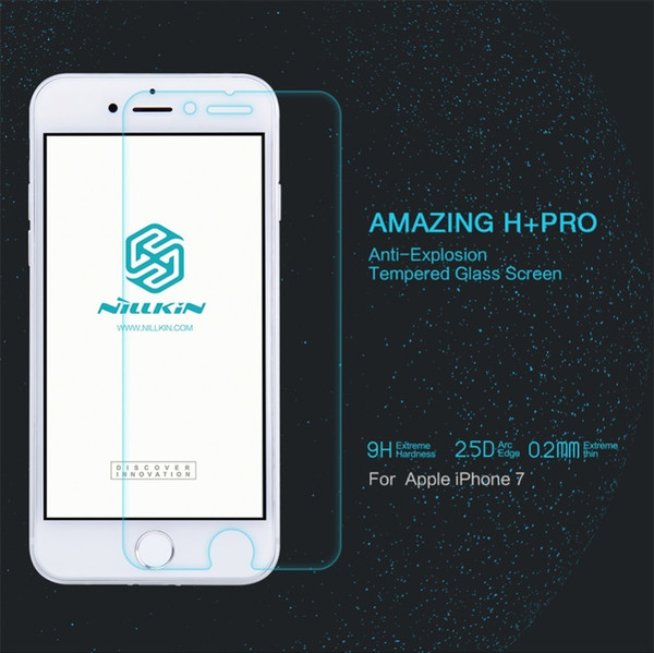 For Iphone 8 Tempered Glass Nillkin Amazing H Pro Anti-explosion Screen Protector For Iphone 7 Glass Touch Screen Protector Film J190505