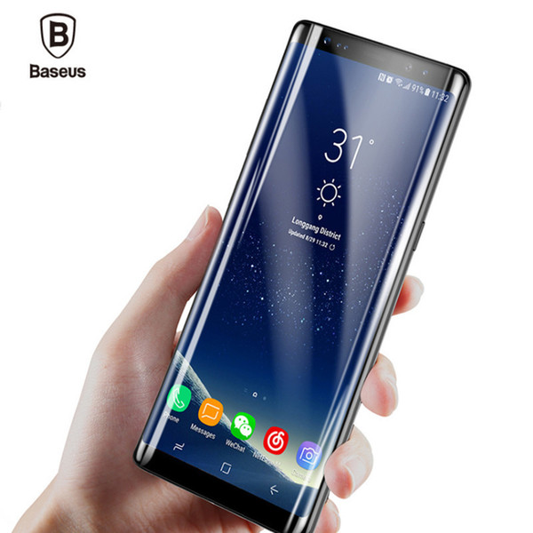 Baseus Tempered Glass For Samsung Galaxy Note 8 Premium 3d Arc Screen Protector For Galaxy Note 8 Full Protective Glass Film J190505