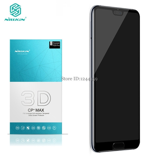 Huawei P20 Pro Screen Protector Fully Covered Nillkin 3d Cp+ Max 9h 0.33mm Thin For Huawei P20 Pro Tempered Glass Curved Clear J190505