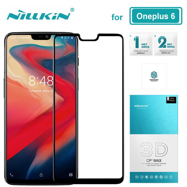 For Oneplus 6 Glass Nillkin Cp+ Max Full Cover 3d One Plus 6 Tempered Glass Oneplus6 Screen Protector For Oneplus 6 Nilkin Glass J190505