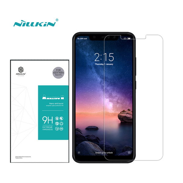 Screen Protector Xiaomi Redmi Note 6 Pro Tempered Glass Nillkin Amazing H Glass For Xiaomi Redmi Note 6 Pro Global Version J190505