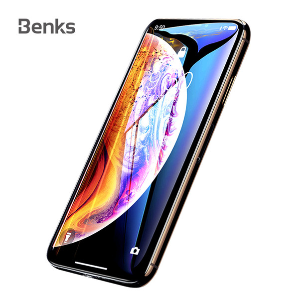 Benks Pro+ Accessory By Corning Protective Tempered Glass Film Hd Screen Protector Curved Surface For Iphone X Xs Max Xr J190505