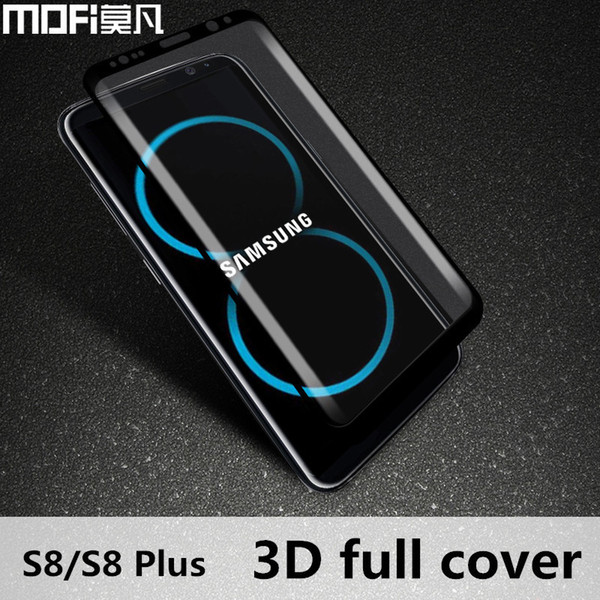 For Samsung Galaxy S8 Glass Tempered 3d Full Cover Screen Protector For Samsung S8 Plus Glass Galaxy S8 + Mofi Tempered Glass J190505