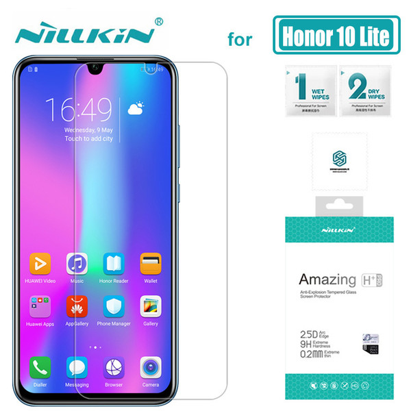 Huawei Honor 10 Lite Glass Nillkin 9h+ Pro 2.5d Tempered Glass Screen Protector Ultra-thin For Huawei Honor 10 Lite Nilkin Glass J190505