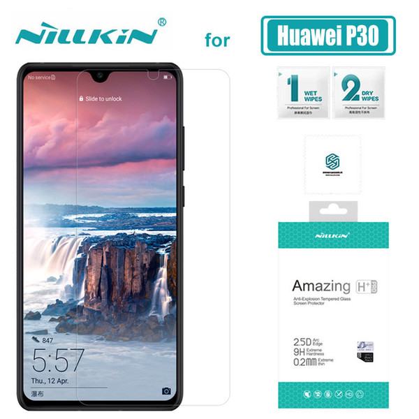 Huawei P30 P20 Pro Glass Nillkin 9h+ Pro Tempered Glass Screen Protector 0.2mm Ultra Thin For Huawei P30 P20 Pro Nilkin Hd Glass J190505