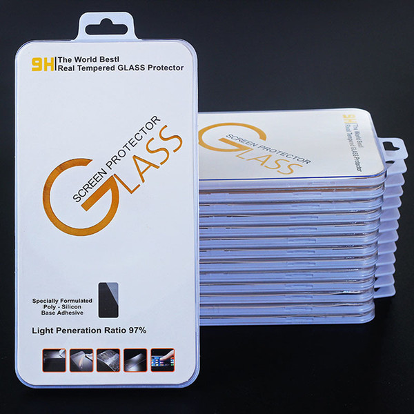 10pcs Screen Protector Mobile Phone Film 2.5d Tempered For Iphone 5 5s 6 6s 7 8 Plus 7plus X Xs Max Xr Glass + Retail Box J190505