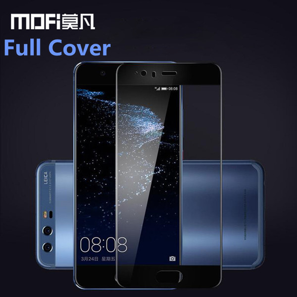 Plus Tempered Screen Protector Full Cover Protective Film Clear Mofi Original Huawei P10 Glass J190505