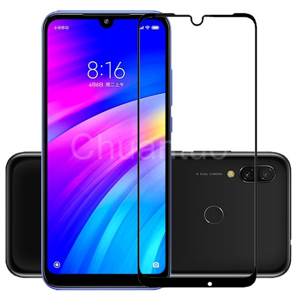 25 Pcs/lot Full Coverage Screen Protectors For Xiaomi Redmi 7 Scratch Proof Protective Film Tempered Glass For Xiaomi Redmi Y3 J190505