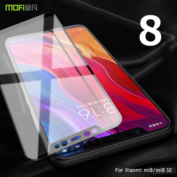 For Tempered Film Mofi Xiaomi Mi 8 Explorer Edition Mi8 Se Full Cover Screen Protector 2.5d Hd Glass J190505