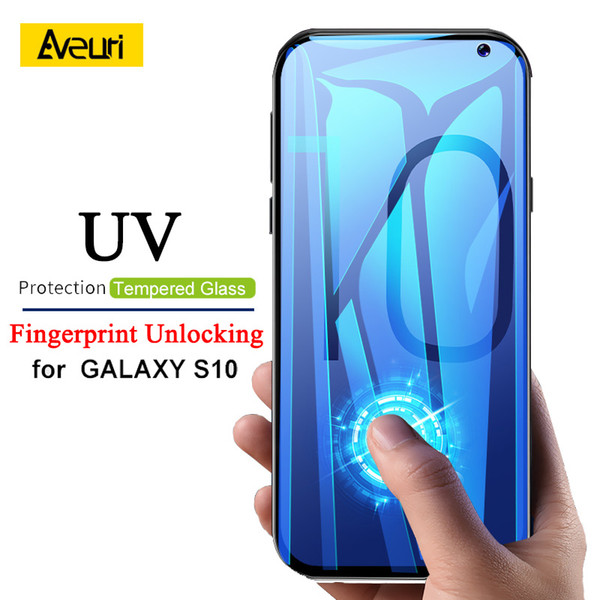 Tempered Glass For Samsung Galaxy S10 Plus S10+ S10e Glass Screen Protector Uv Ligh For Samsung Galaxy S9 Plus Note 9 Glass J190505