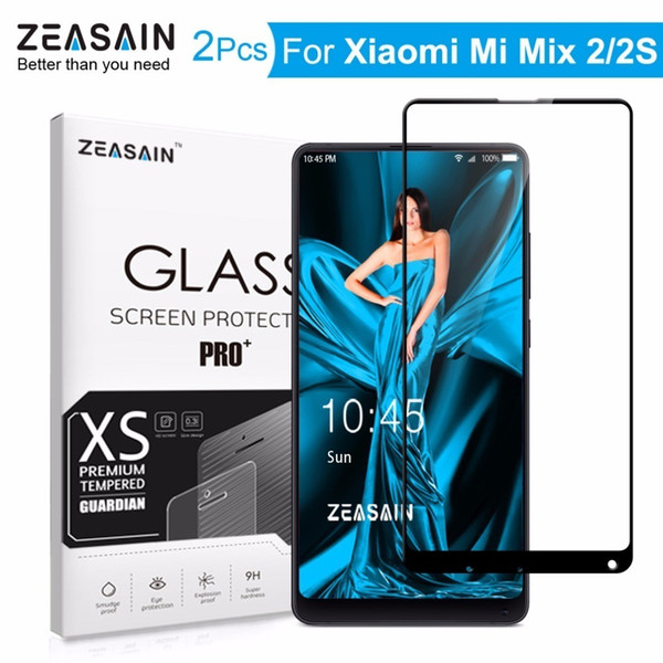 2 Pack Original Zeasain Screen Protector For Xiaomi My Mix 2 2s Xiomi My Sirelyats S Mix2s Tempered Glass 9h Ultra Thin Glass Film J190505