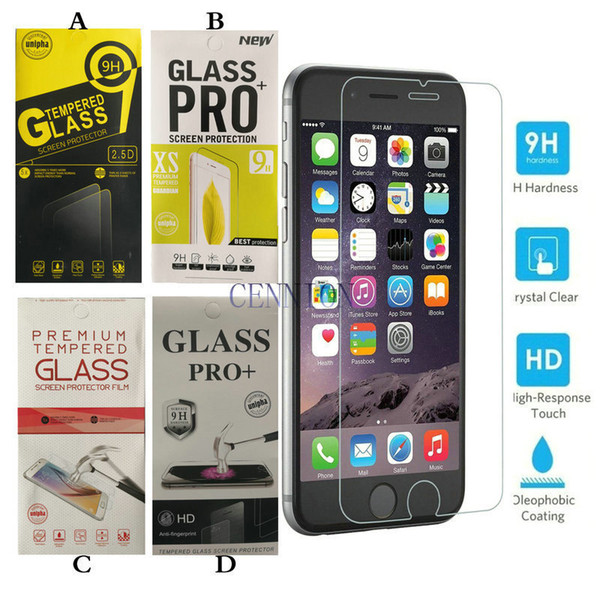 Ultra Thin 0.3mm 2.5d 9h Tempered Glass Screen Protector For Iphone Xr Xs Max X 8 7 6s 6 Plus 5s Samsung S8 Note 9 100pcs J190505