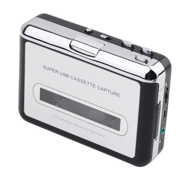 Portable USB Cassette Player Capture Cassette Recorder Converter Digital Audio Music Player MP3 Converters With Original Retail Box