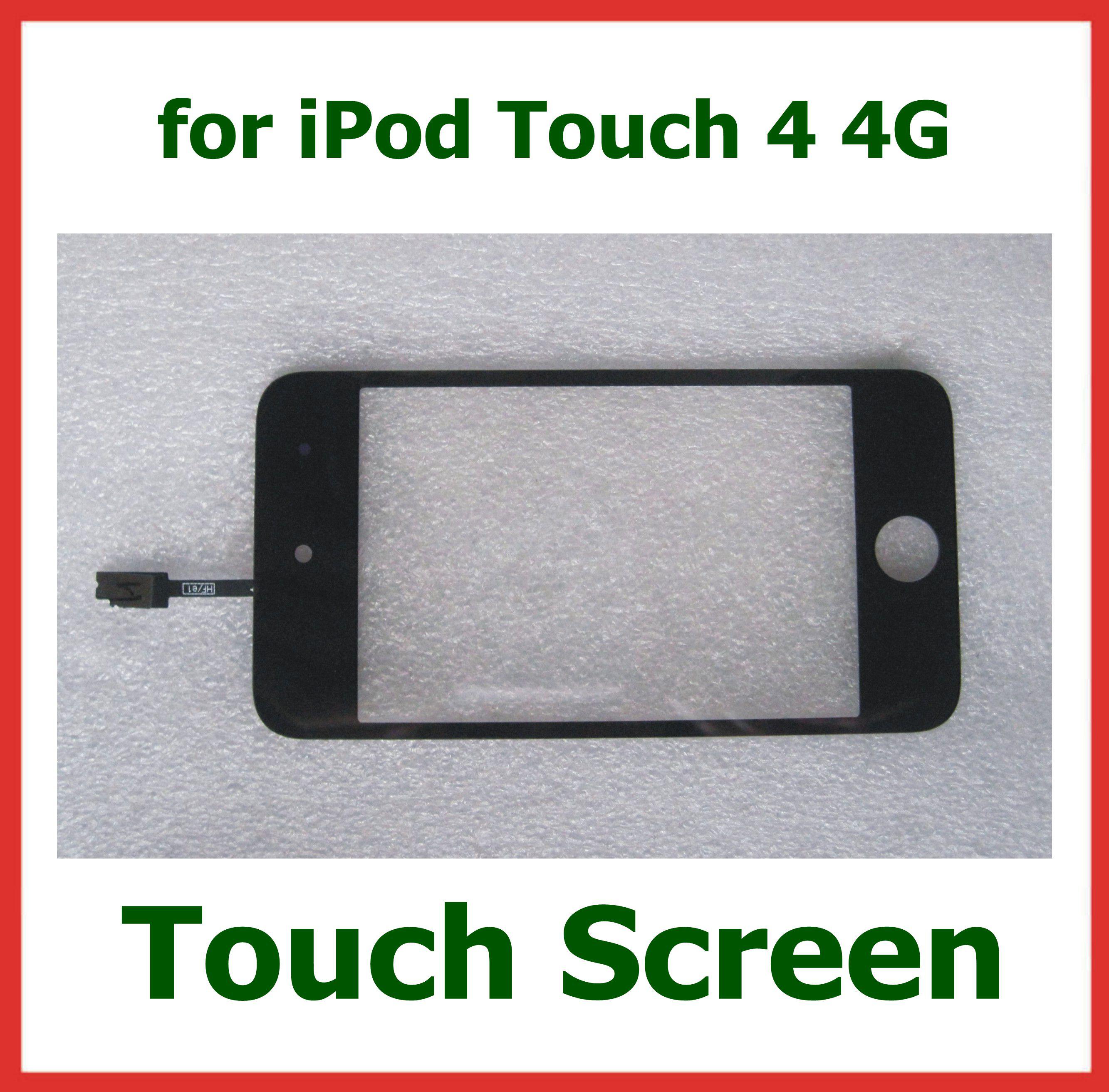 Replacement Touch Screen with Glass for iPod Touch 4 4G Digitizer Touch Screen Black White Color