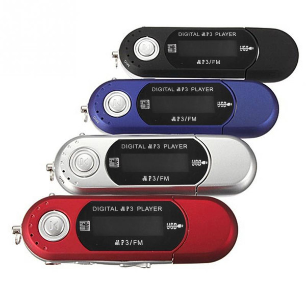 Small Size High Quality New MP3 Players USB 2.0 Flash Drive Memory Stick LCD Mini Sports MP3 Music Player with FM Radio Car Gift