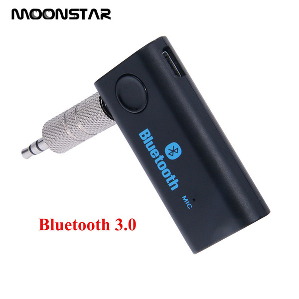 Car Bluetooth Receiver hands-free Aux 3.5 mm Bluetooth car kit adapter for Hands call headphones Music player MP3