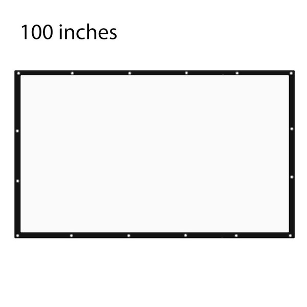 100 inch 120inch 16:9 Folding Projection Screen High Brightness Projector Screen Suitable for Home Theater Business Meetings exhibition