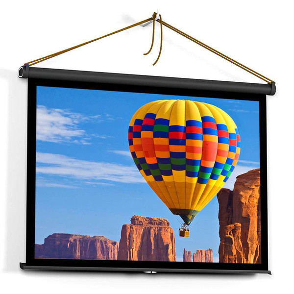 40 inch HD Projection Screen Manual Pull Up Folding Tabletop Projecting Screen Quick Installation Home Theater Movie (Sells in the USA Only)