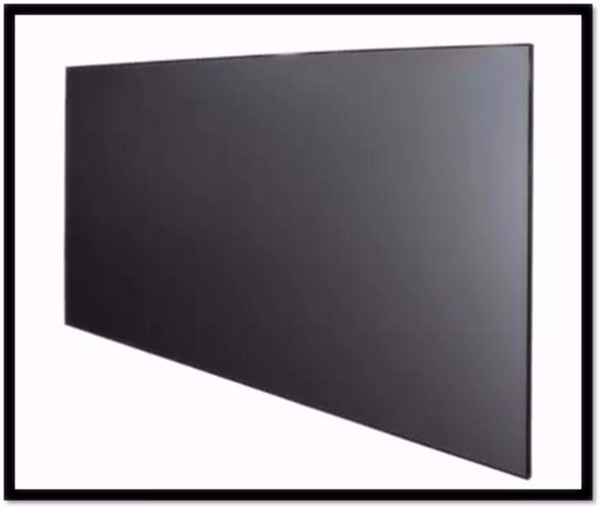 16:9 HDTV Format Home theater Thin Bezel Fixed Frame Projection Screen with ambient light rejecting for normal projectors