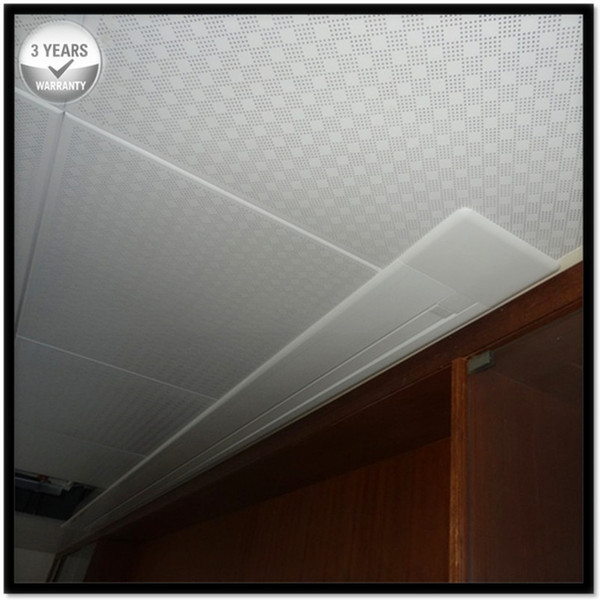 4:3 Widen Recessed In-ceiling Tab tensioned Electric Projector Screen with 12v trigger, HD progressive white C