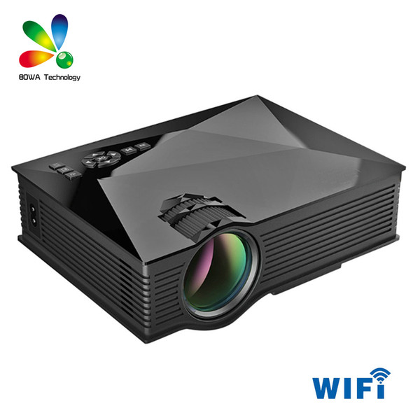 New 1200 Lumens UNIC UC46+ UC46 Portable HD LED Mini Pocket WIFI Wireless Miracast Airplay Dlna Mobile Handheld Home Projector Beamer DHL