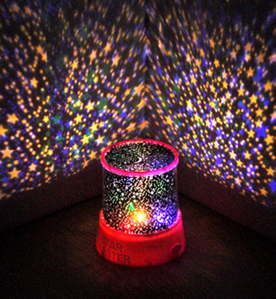 2018 New LED star sky Iraqi projector colorful night light sleep light starlight projection lamp