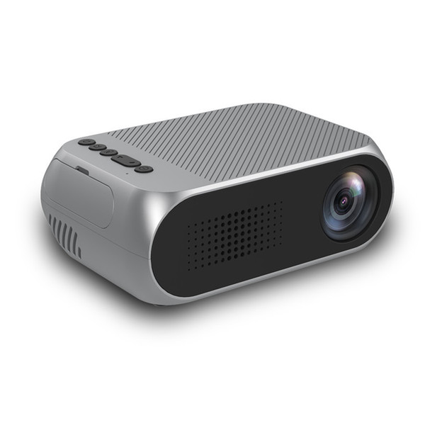 Projector YG320 LED LCD Portable Projector 3.5mm 320x240 HDMI USB Mini YG320 updated YG300 Projector Home Media Player