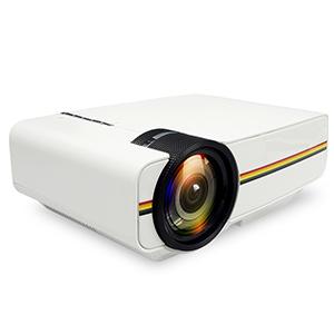 Mini Projector 4k digital Wired Sync Display YG400 More stable than WIFI Beamer For Home Theatre Movie AC3 HDMI VGA USB