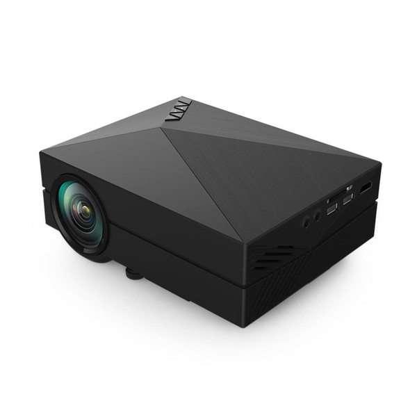 Wholesale-GM60 HD Mini Portable LED Projector Home Theater Multimedia Proyector Beamer HDMI VGA USB AV SD 1000LM Support 1920*1080