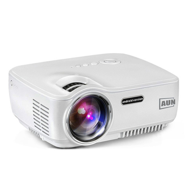 AUN AM01S Projector 1400 Lumens LED Projector Kit in Android 4.4 WI-FI Bluetooth Support Miracast Airplay CODE AC3