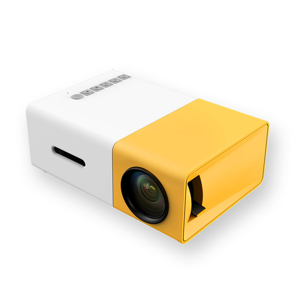 YG300 LED Portable Projector 500LM 3.5mm Audio 320x240 Pixel HDMI USB Mini YG-300 Projector Home Media Player