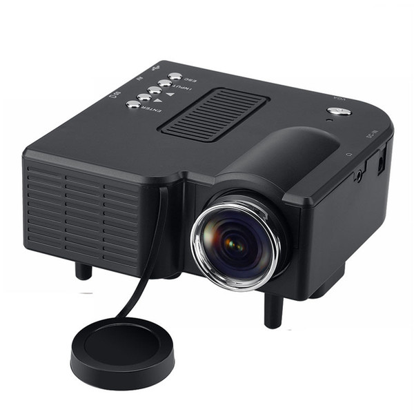 UC28+ Projectors Mini LED Portable Theater Video Projector Mobile Phone PC Laptop Home Audio Video with Retail Package