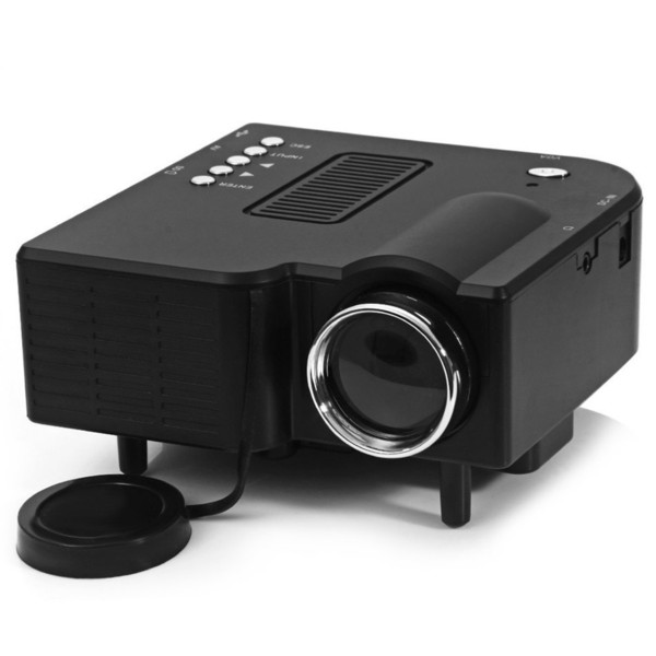 Wholesale- UC -28 Portable LCD Projector 400 Lumens Mini Multimedia Player TV Beamer Support AV / SD / VGA / HDMI