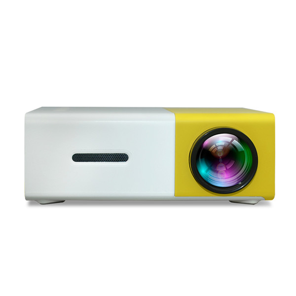 Wholesale-YG300 Projector Portable LCD 600LM 3.5mm Audio 320x240 Pixels YG-300 HDMI USB Mini Projetor Home Theater Media Player