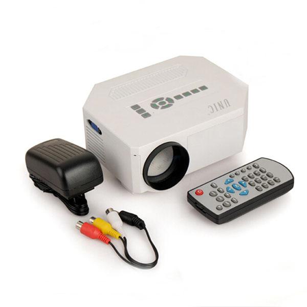 Newest UC30 Mini Pico portable proyector Projector AV VGA A/V USB & SD with VGA HDMI Projector projetor beamer Wholesale