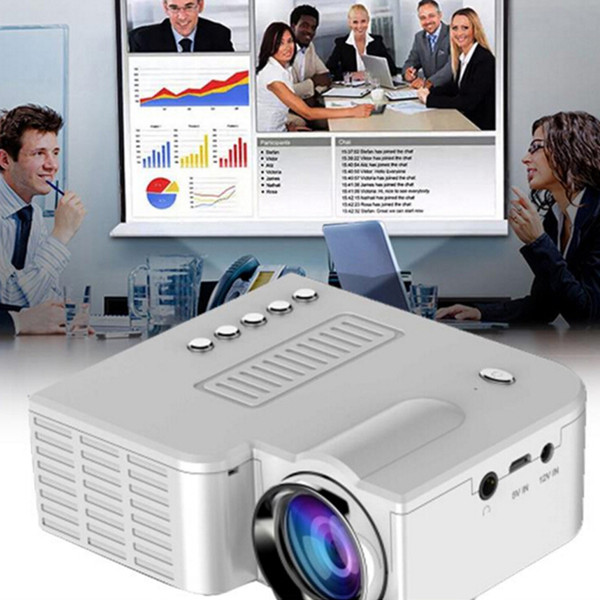 2018 Mini Portable UC28B projector 500LM Home Theater Cinema Multimedia LED Video Projector Support USB TF Card