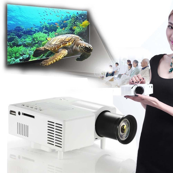 Wholesale-Mini Home Cinema Theater 1080P HD Multimedia USB LED Projector AV TV VGA HDMI ANG