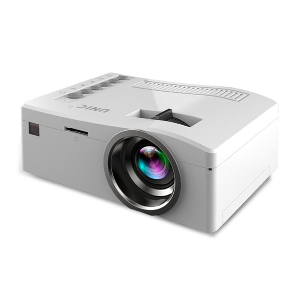 UC18 LED Projector Mini projector phone hd 1080P video portable projectors with HDMI TF Card USB CVBS LED for Home theater Cinema