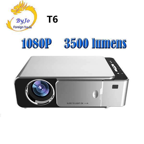 2019 New Original T6 1280x720 LED Projector 3500 lumens Short throw projector Keystone correction USB HDMI VGA AV Home Theater