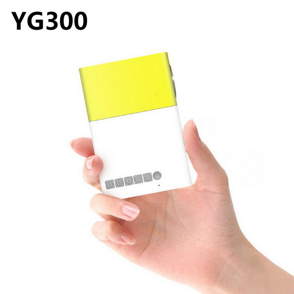 Mini Pico Projector Portable Pocket Beamer YG300 Portable LED Projector Cinema Theater USB/SD/AV/HDMI Input