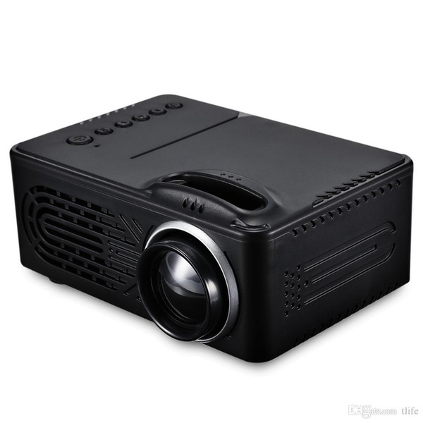 LED Mini Projector 1080P 320 x 240 Portable Projector 1080P for Photo Music Movie Home Theater Proyector PK YG300 Free Shipping BA