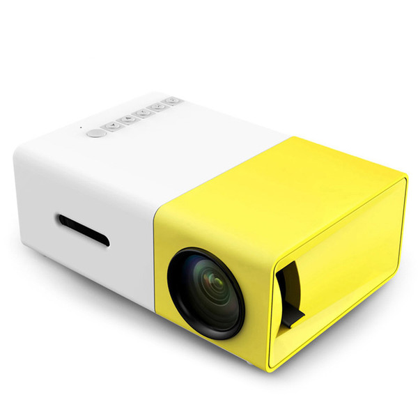 YG300 LED Portable Projector 400-600LM 3.5mm Audio 320 x 240 Pixels YG-300 HDMI USB Mini Projector Home Media Player New arrive