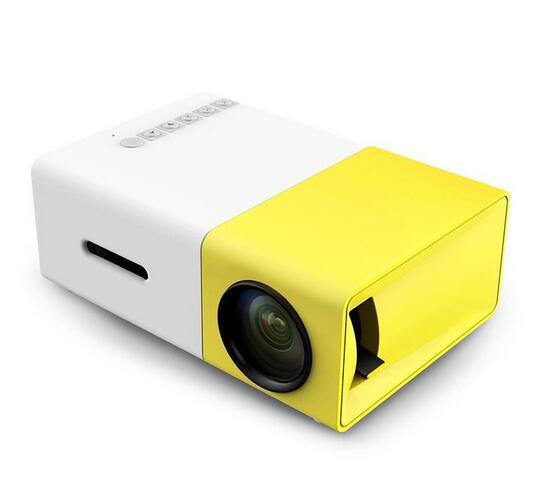 2018 YG300 LED Portable Projector 400-600LM 3.5mm Audio 320 x 240 Pixels YG-300 HDMI USB Mini Projector Home Media Player