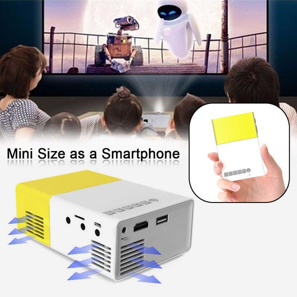 Mini 1080P Full HD LED Projector LCD Smart Home Theater AV HDMI Multimedia UK APE