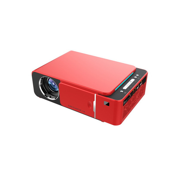 T6 HD LED Projector 1280x720p LCD Mini Projectors Support SD HDMI USB for Home Cinema VGA Projector