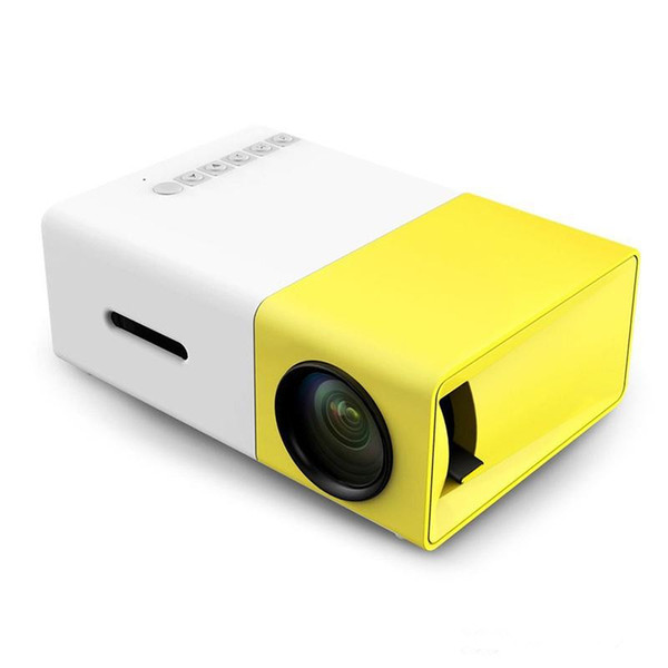 New Hot YG300 LED Portable Projector 400-600LM 3.5mm Audio 320 x 240 Pixels YG-300 HDMI USB Mini Projector Home Media Player Free