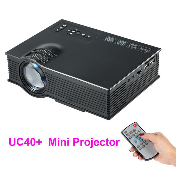 Newest Original UNIC UC40 UC40+ Mini Pico portable Projector with USB HDMI For Home Theater beamer multimedia projector proyector 20pcs 50pc