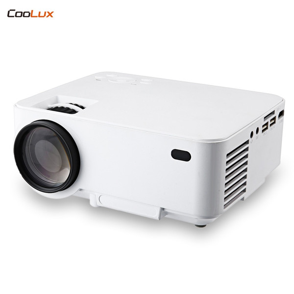 RUISHIDA M1 Ultimate 1500 Lumens 800 x 480 Pixels Android Projector with LAN Port HDMI SD Card Slot for Home Office Education